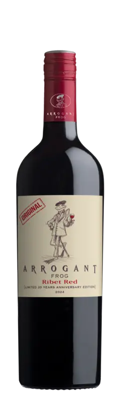 Etiket van Ribet red - cabernet sauvignon merlot