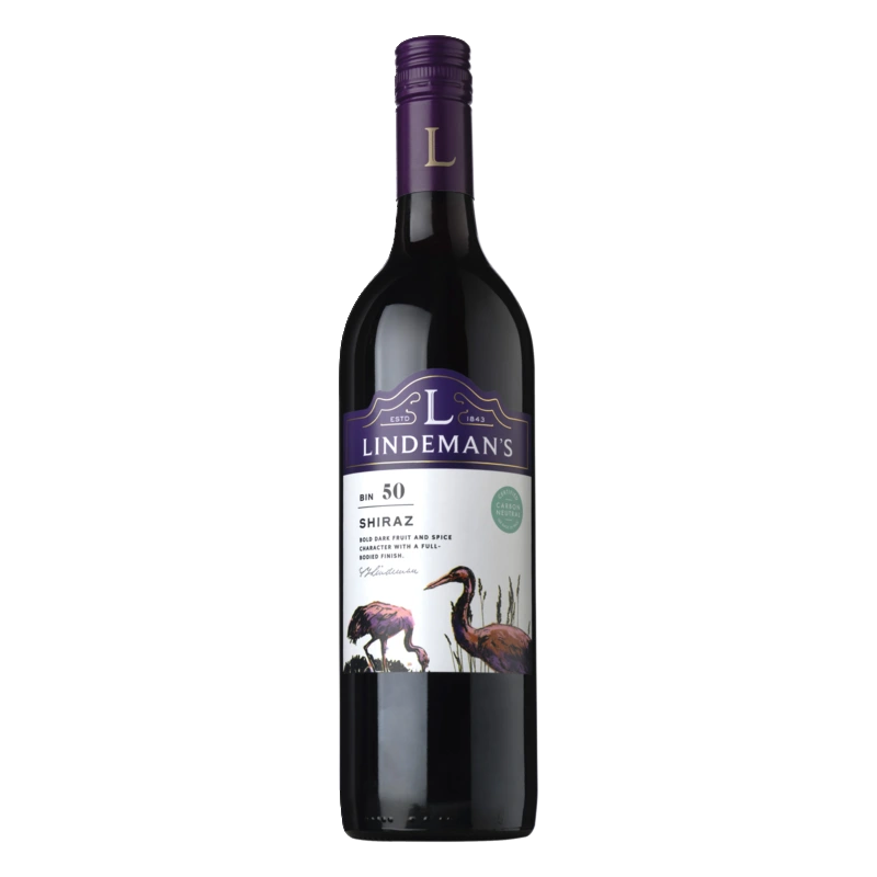 Etiket van Bin 50 shiraz