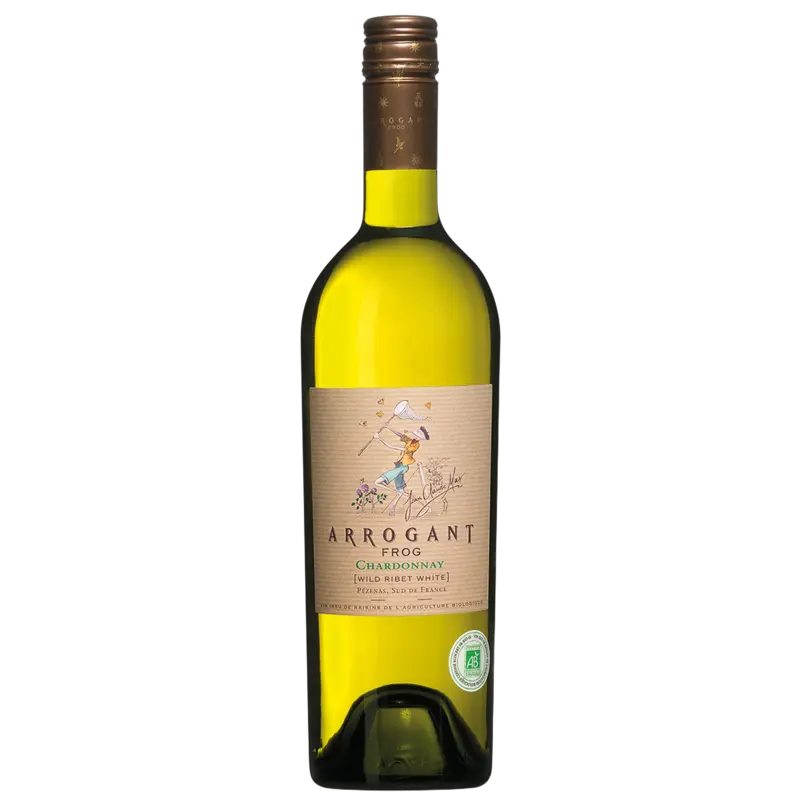 Etiket van Chardonnay organic grapes
