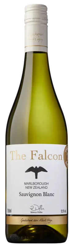 Etiket van Selectie sauvignon blanc falcon