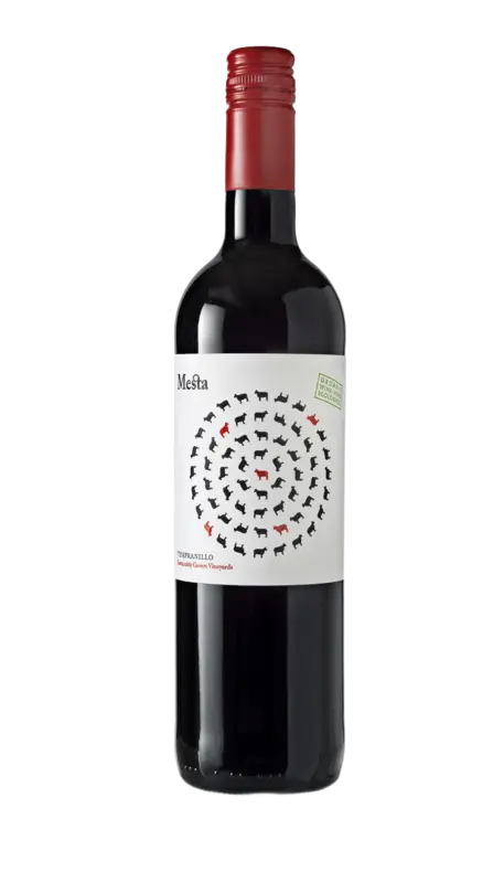 Etiket van Tempranillo organic wine