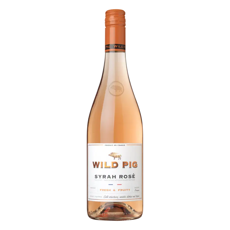 Etiket van Syrah rosé