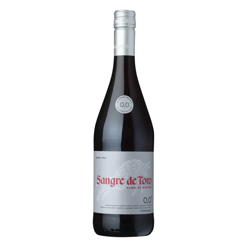 Etiket van Rood alcoholvrij